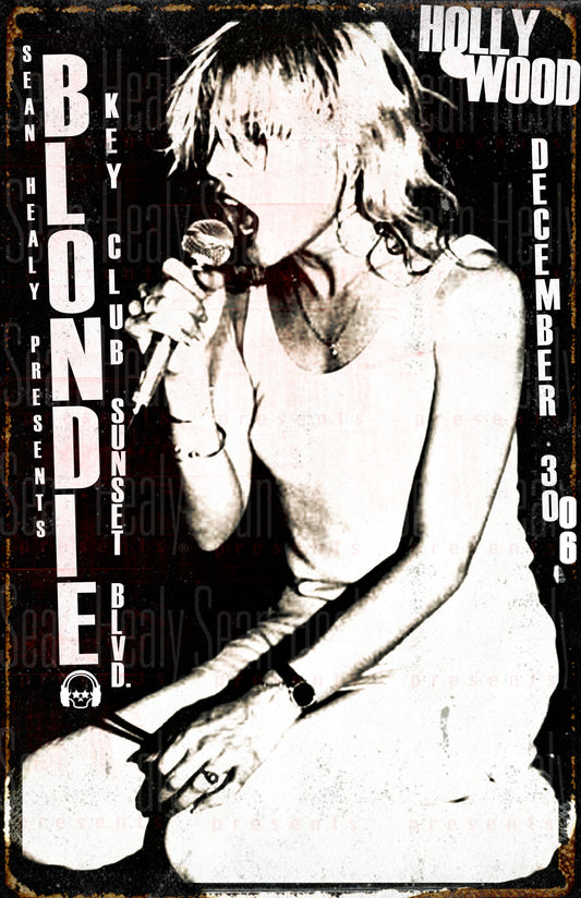 Blondie - Limited Edition Los Angeles Poster, The Key Club (2006)
