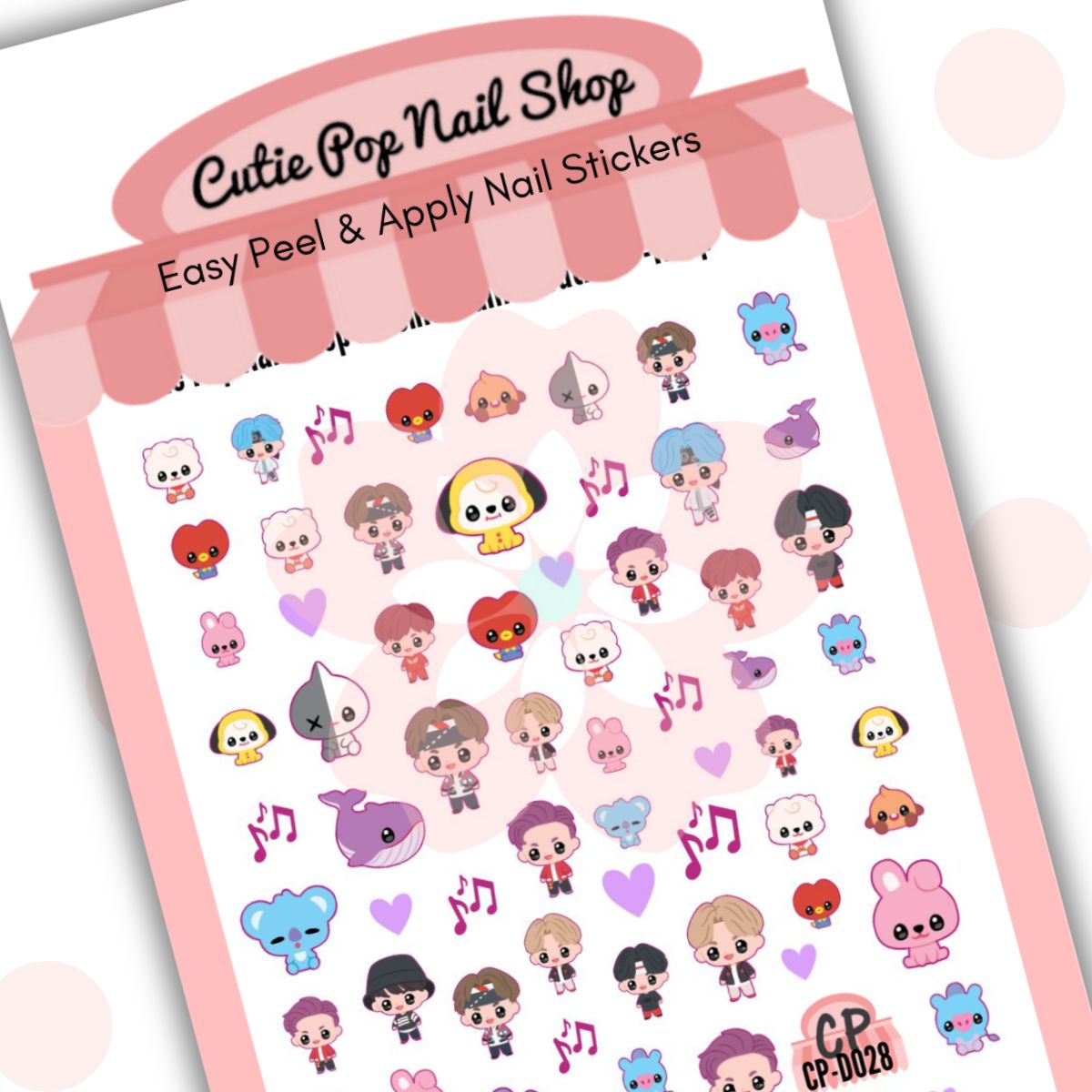 K-Pop Inspired Nail Stickers