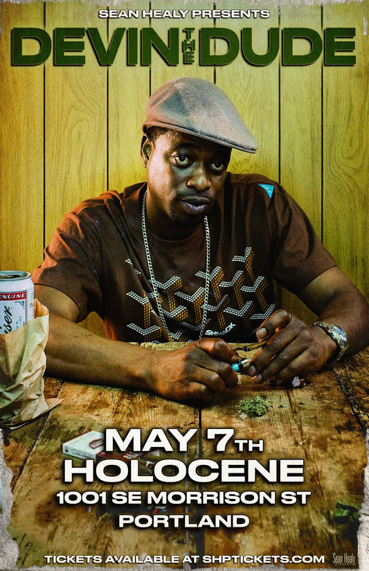 Devin The Dude - Limited Edition Portland Poster, Holocene (2023)