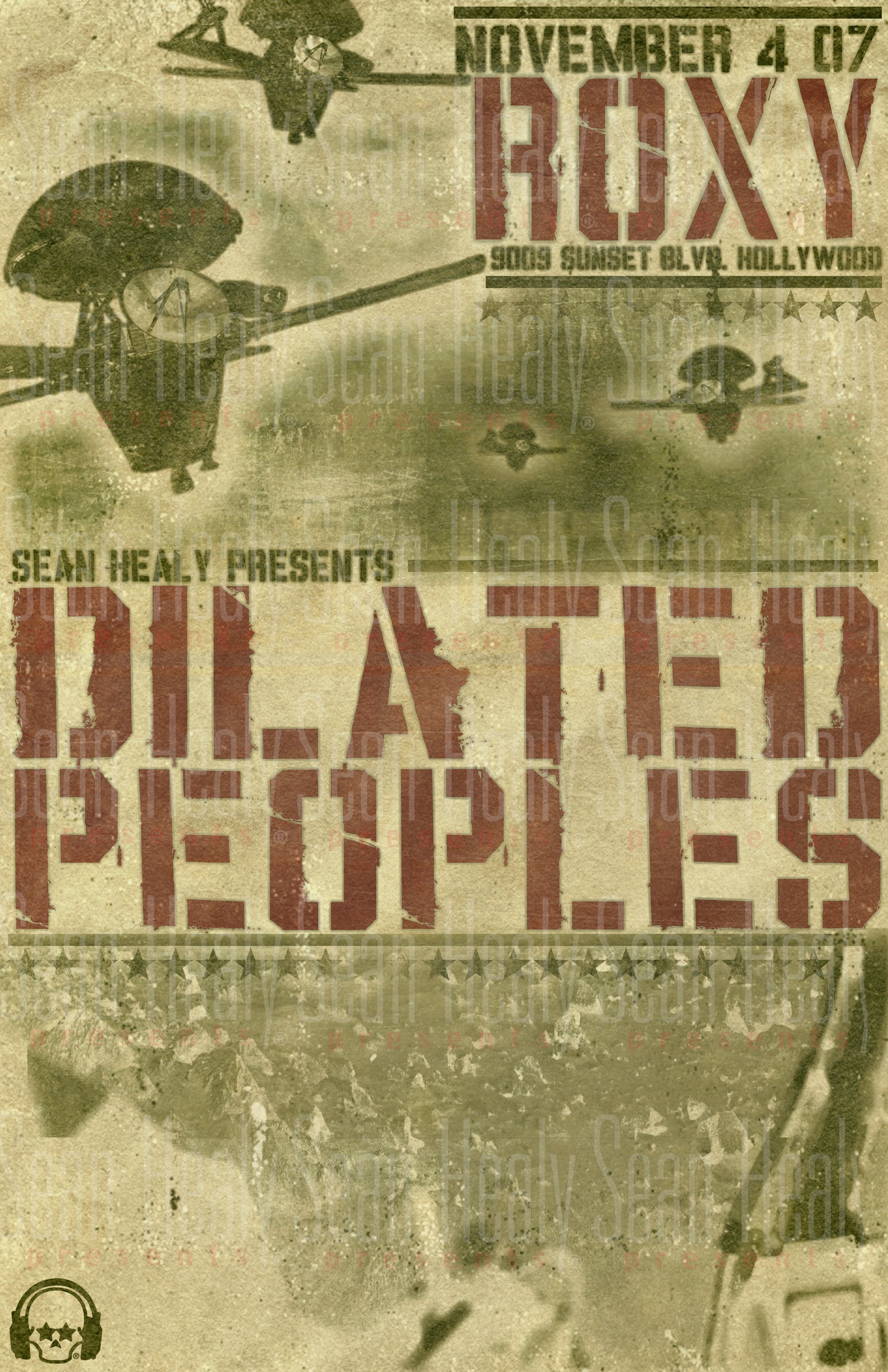 Dilated Peoples - Limited Edition Los Angeles Poster, Roxy Theatre (2007)
