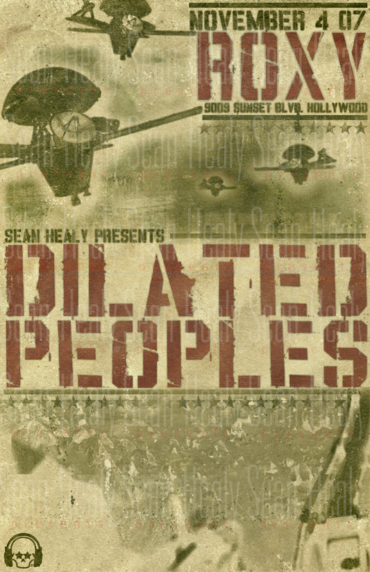 Dilated Peoples - Limited Edition Los Angeles Poster, Roxy Theatre (2007)