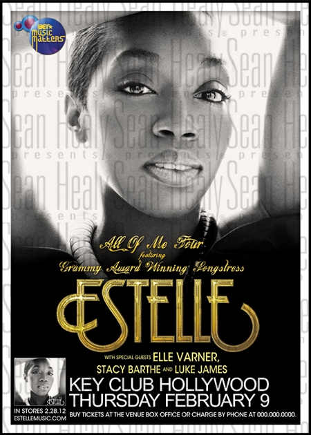 Estelle - Limited Edition Los Angeles Poster, Key Club  (2012)