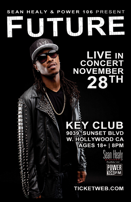 Future - Limited Edition Los Angeles Poster, Key Club  (2012)