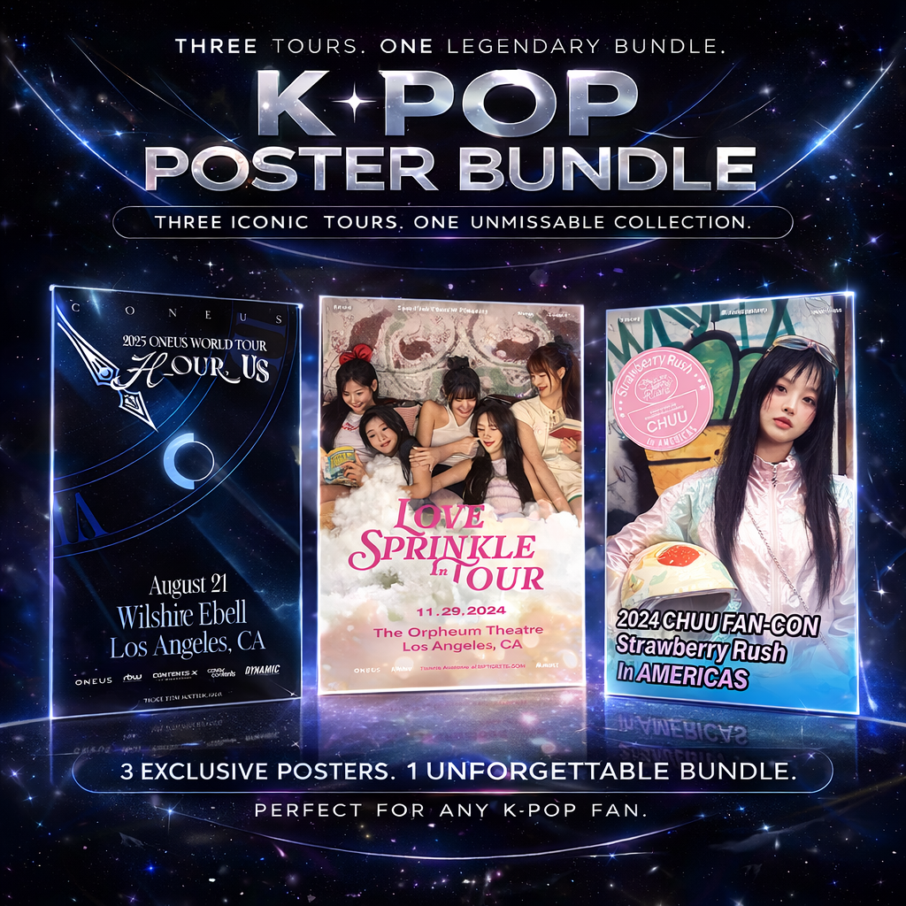 ONEW, CHUU, FIFTY FIFTY - Archived Concert Poster Bundle