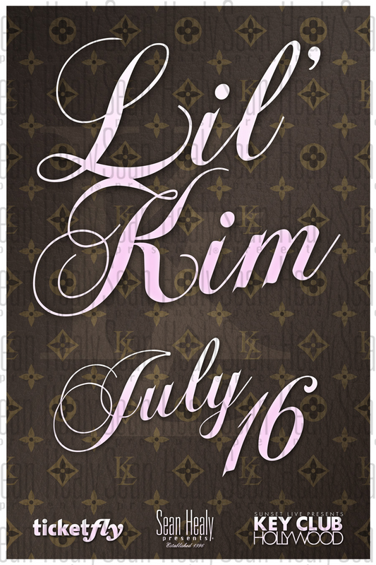 Lil Kim - Limited Edition Los Angeles Poster, Key Club  (2012)