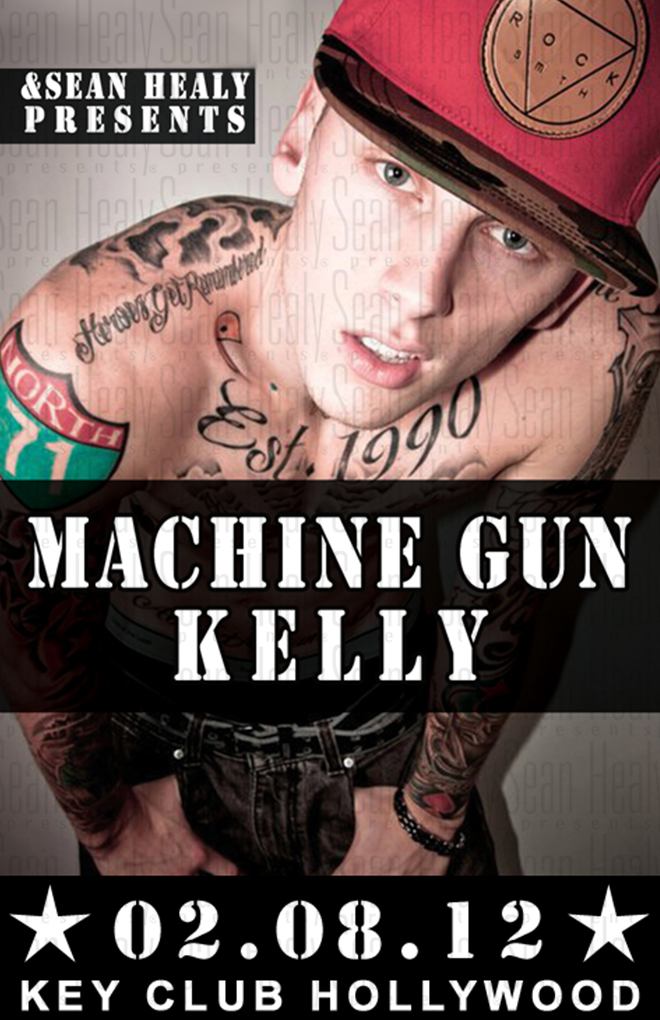 Machine Gun Kelly - Limited Edition Los Angeles Poster, Key Club  (2012)