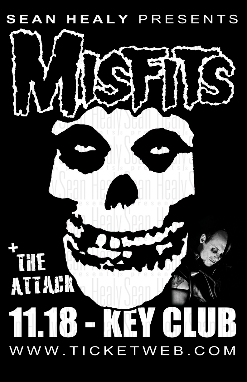 Misfits - Limited Edition Los Angeles Poster, Key Club (2012)