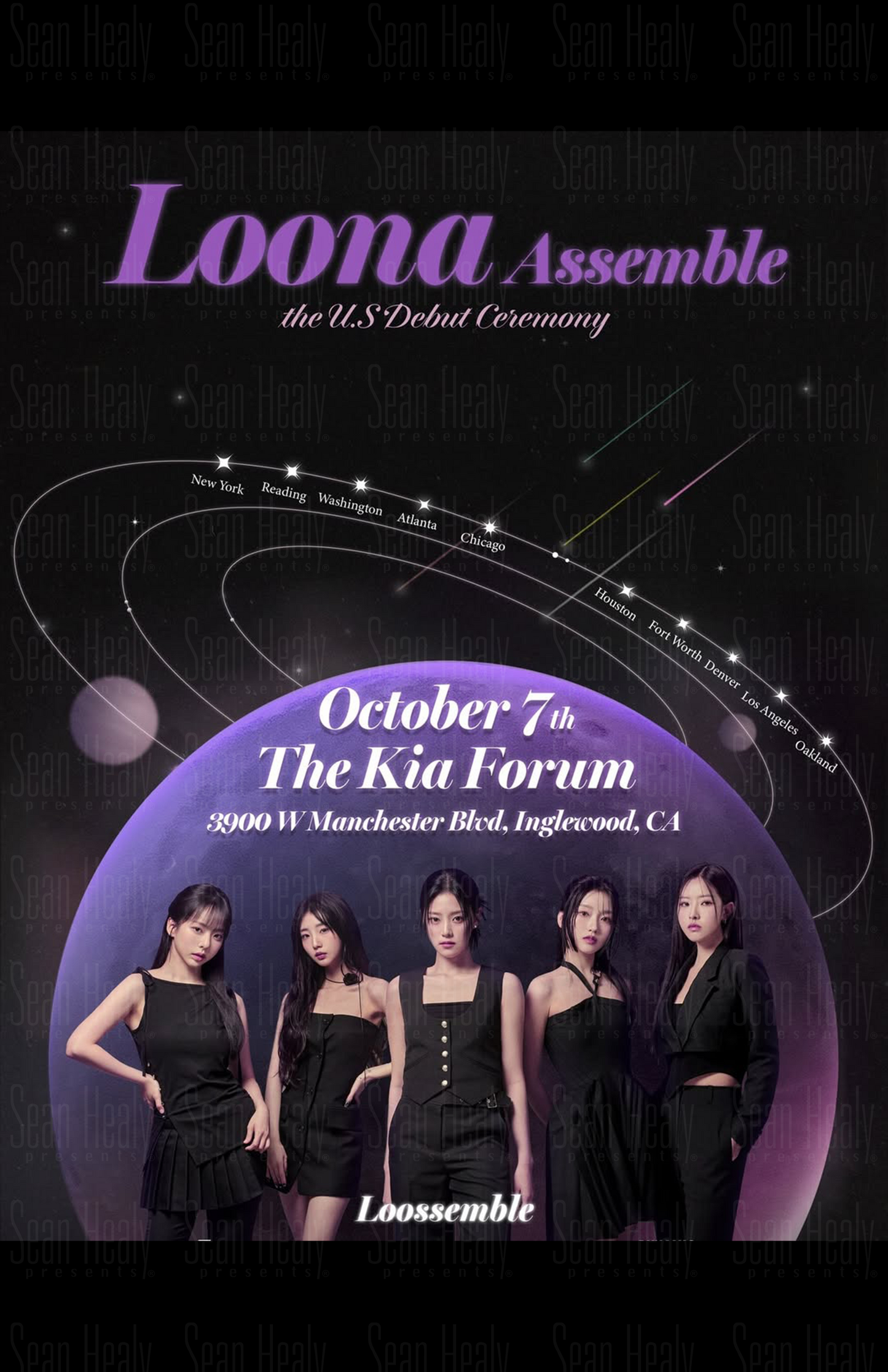 Lloossemble - Limited Edition Los Angeles Poster, Kia Forum (2023)