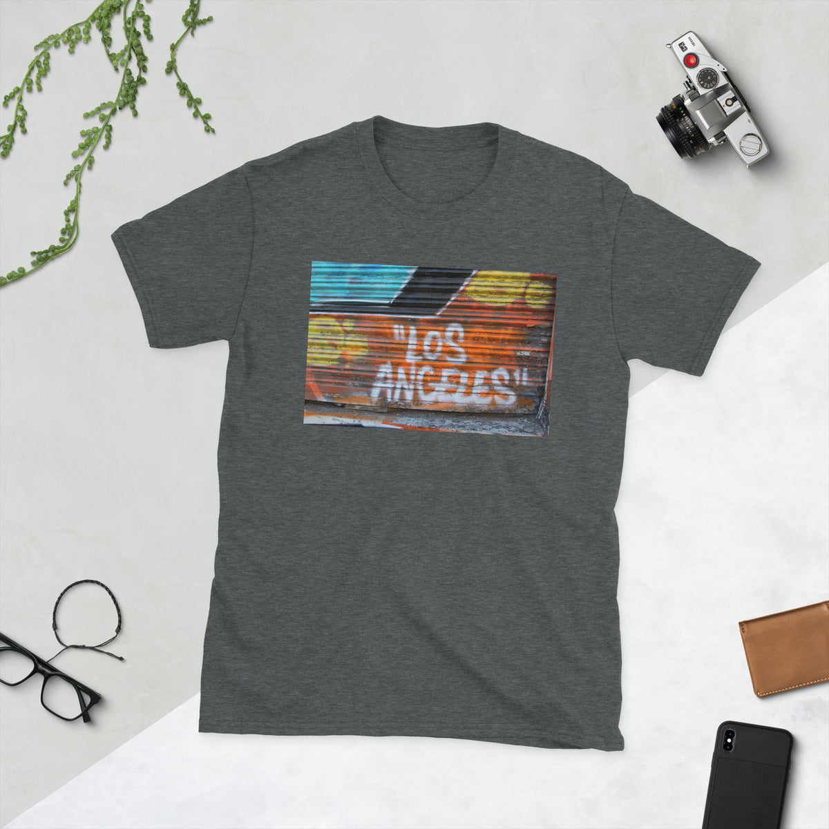 Los Angeles graffiti Tee– unisex streetwear graphic T-shirt