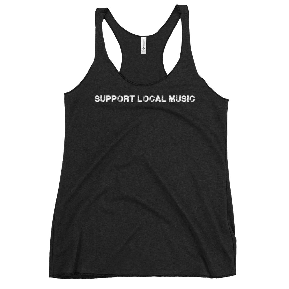 Support Local Music women’s graphic tank top – deluxe fit music tank