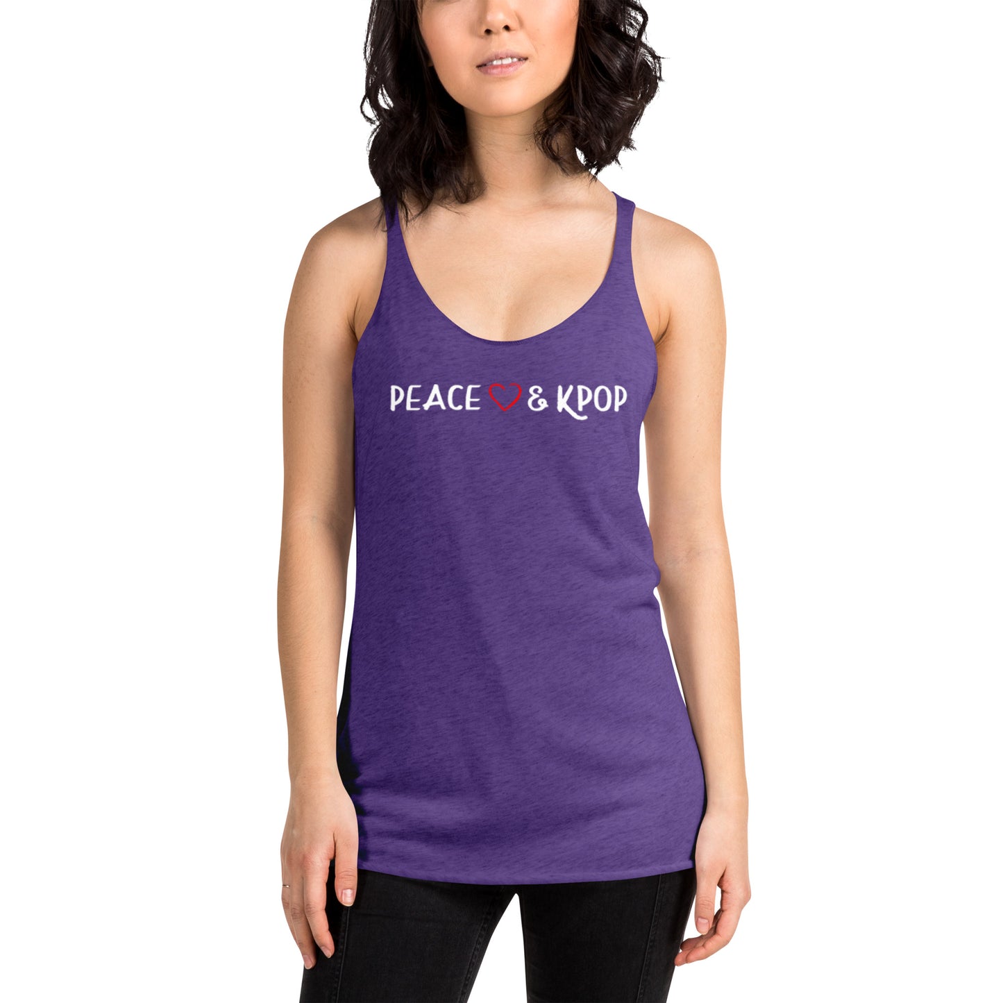 Peace, Love & KPOP Tank Top