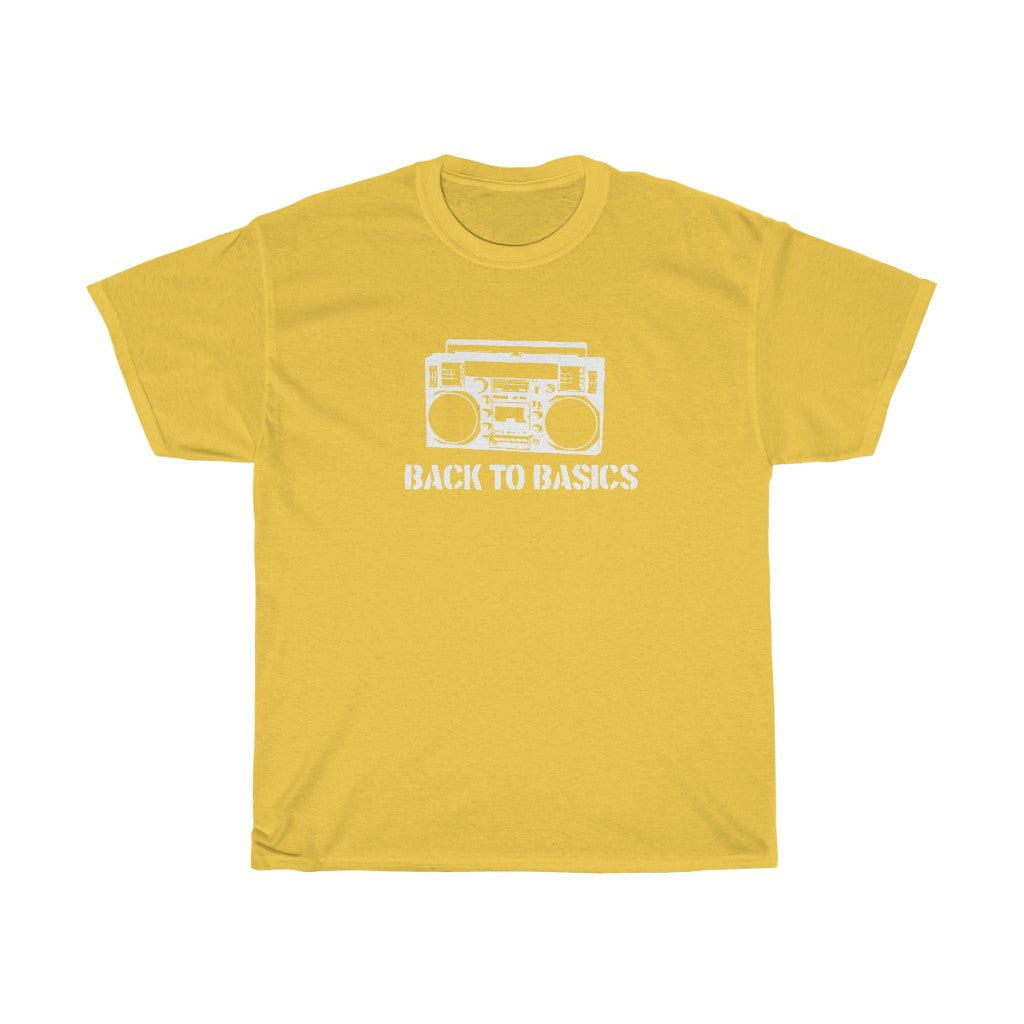 Back to Basics Premium Unisex T-shirt – Boombox logo
