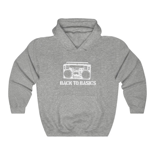 Boombox Back to Basics Unisex Black Hoodie – Essential Streetwear Hoodie