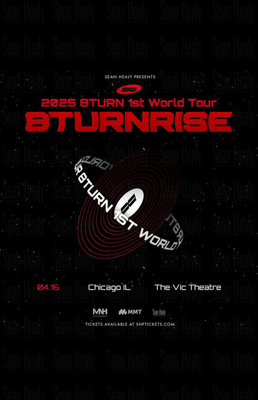 8turn -  Limited Edition Chicago Poster, Vic Theater (2025)