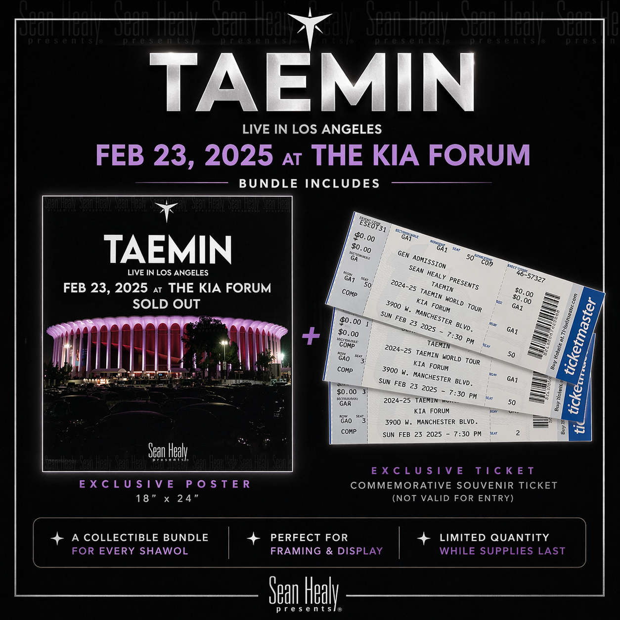 Taemin Ephemeral Gaze Tour Los Angeles - Bundle