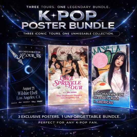 ONEW, CHUU, FIFTY FIFTY - Archived Concert Poster Bundle