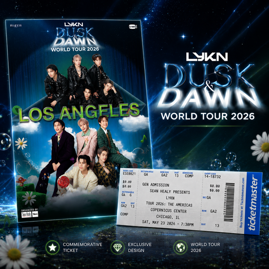 LYKN Dusk & Dawn Tour 2026 - Poster & Ticket Bundle