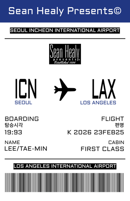 Taemin - Limited Edition Commemorative Los Angeles Poster, Kia Forum (Feb. 23, 2025)