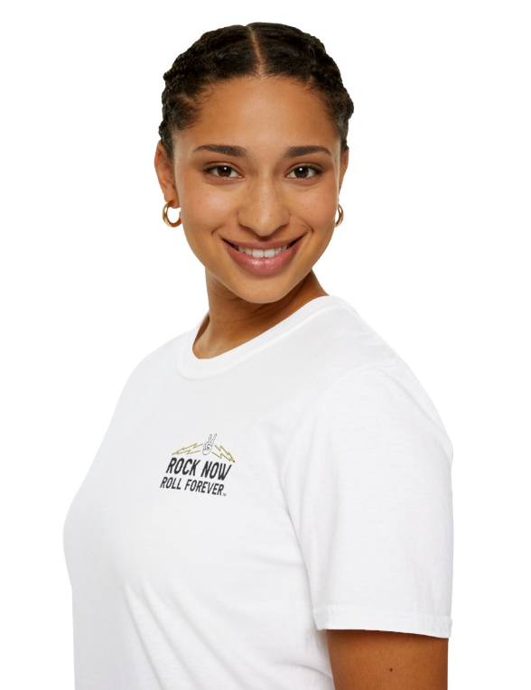 Rock Now Roll Forever Unisex T-Shirt [Bolts x Stars]