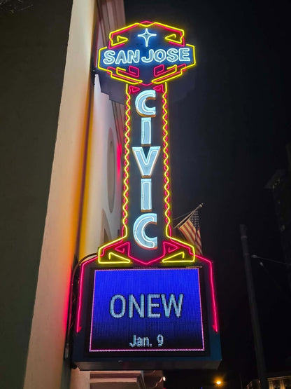 ONEW at San Jose Civic in San Jose - Archive Concert Ticket Stubs (Jan. 9, 2026)