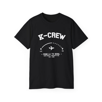 K-Crew LA to Seoul unisex graphic t-shirt – Korean streetwear design