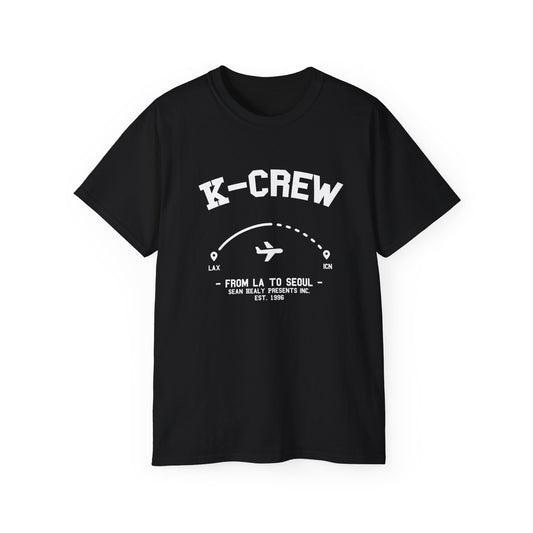 K-Crew LA to Seoul unisex graphic t-shirt – Korean streetwear design