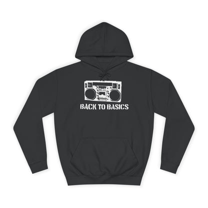 Unisex college hoodie front view – premium fleece streetwear