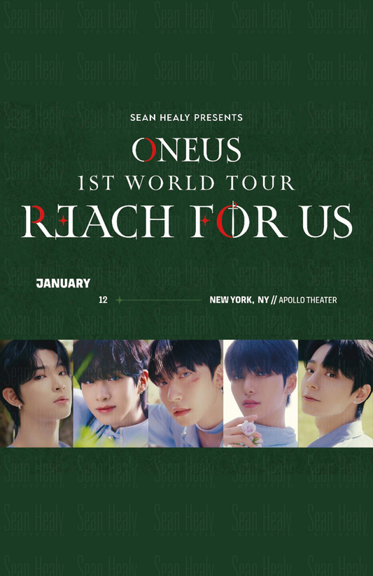 Oneus - Limited Edition New York Poster, Apollo Theater (2023)