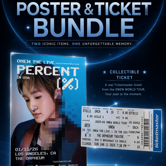 ONEW: Percent (%) Tour Los Angeles - Bundle