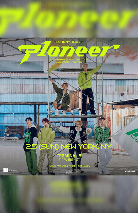 P1harmony -  Limited Edition New York Poster, Terminal 5 (2023)
