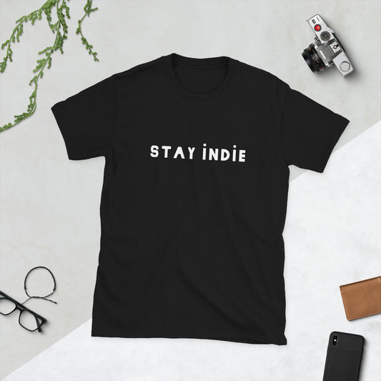 Stay Indie unisex graphic t-shirt – streetwear tee front view