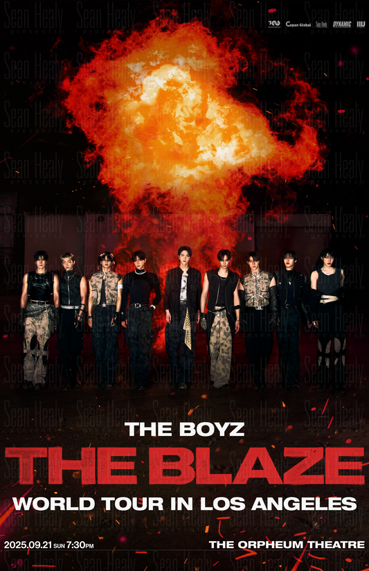 The Boyz - Limited Edition Los Angeles Poster, The Orpheum (2025)
