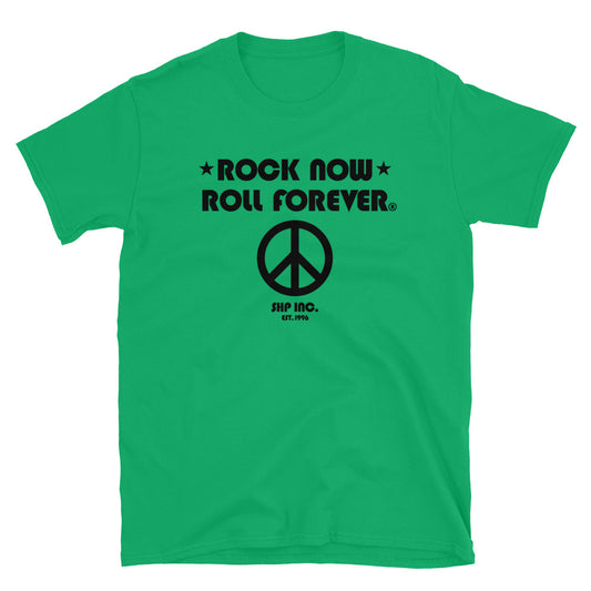 Unisex Peace Graphic T-Shirt – Rock Now, Roll Forever
