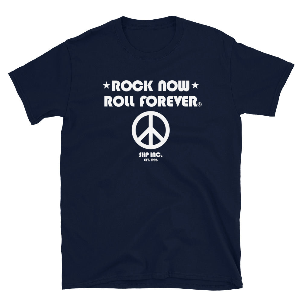 Unisex Peace Graphic T-Shirt – Rock Now, Roll Forever