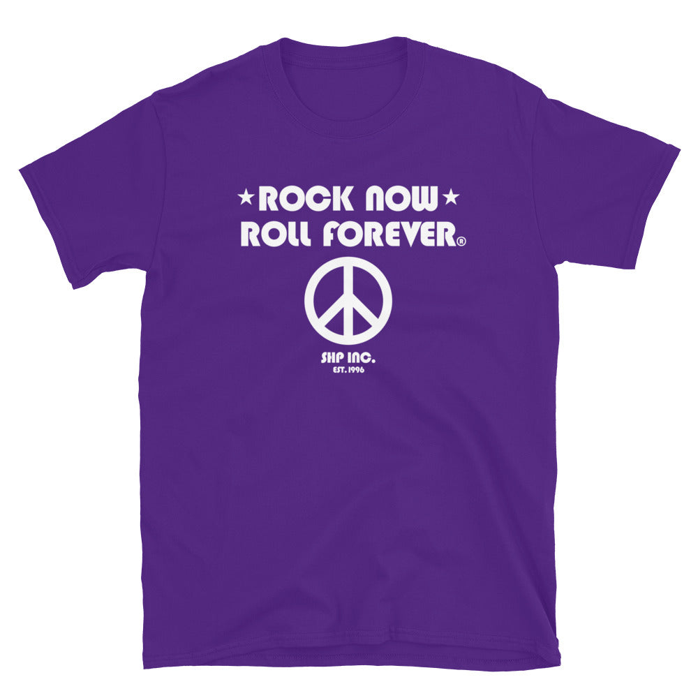 Unisex Peace Graphic T-Shirt – Rock Now, Roll Forever