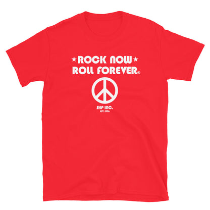 Unisex Peace Graphic T-Shirt – Rock Now, Roll Forever