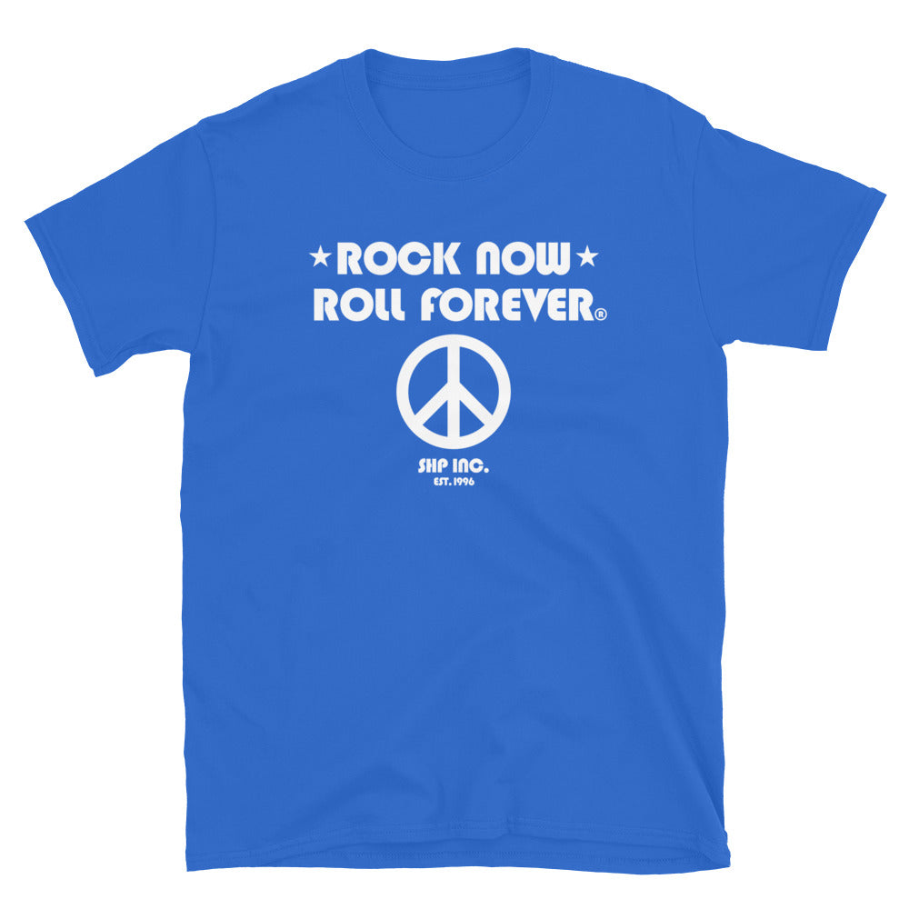 Unisex Peace Graphic T-Shirt – Rock Now, Roll Forever
