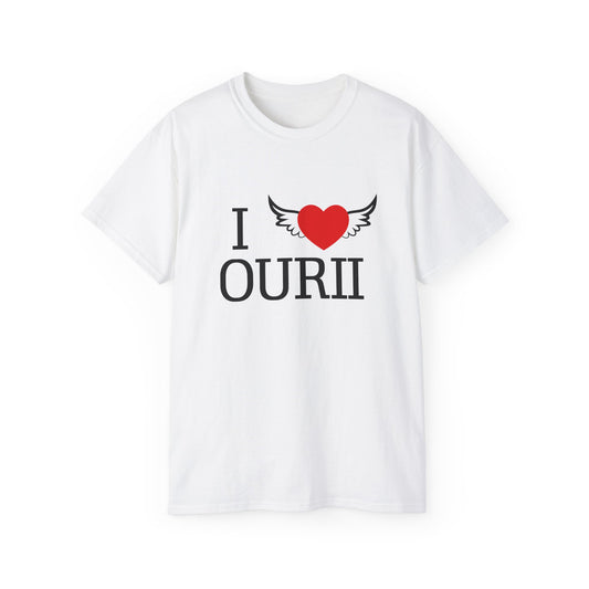 Unisex I Heart OuriI graphic t-shirt – soft cotton streetwear tee