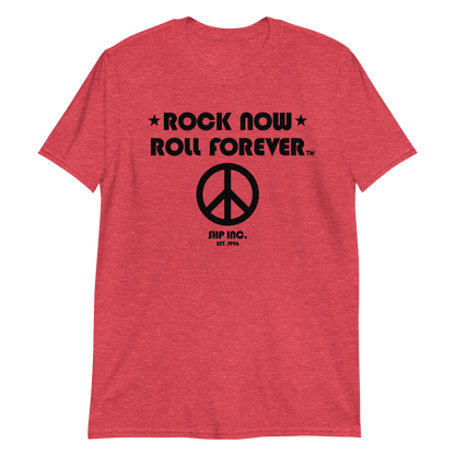 Unisex Peace Graphic T-Shirt – Rock Now, Roll Forever