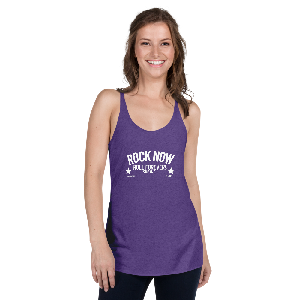 Rock Now Roll Forever! Women's Racer back tank
