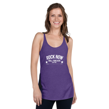 Rock Now Roll Forever! Women's Racer back tank