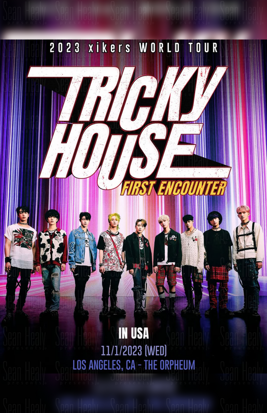 Xikers - Limited Edition Los Angeles Poster, The Orpheum (2023)