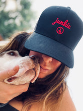 Load image into Gallery viewer, Peace Junkie Trucker Cap
