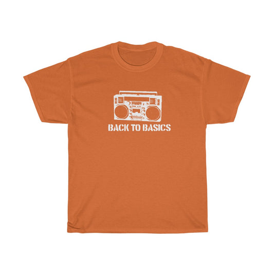 Back to Basics Premium Unisex T-shirt – Boombox logo
