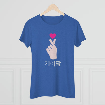 Ladies' KPOP Script T-Shirt