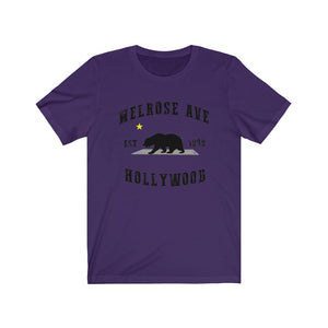 Melrose Avenue | T-Shirt (Black Text)