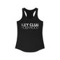 Black tank-top with 'KEY CLUB HOLLYWOOD' text and distressed logo design on the front.