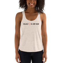Load image into Gallery viewer, Peace, Love &amp; Hip Hop Womens Tank Top
