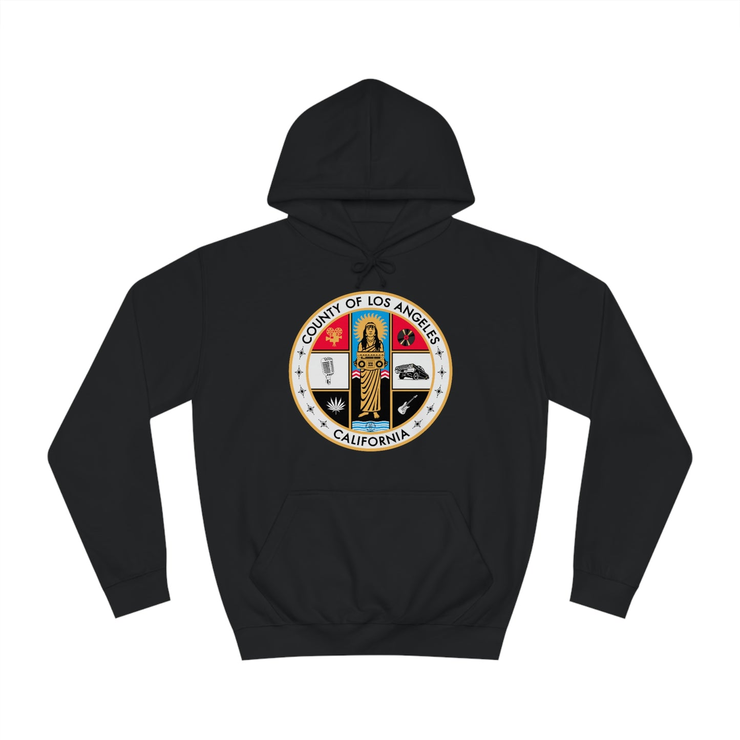 LA County premium unisex college hoodie – Los Angeles streetwear sweatshirt