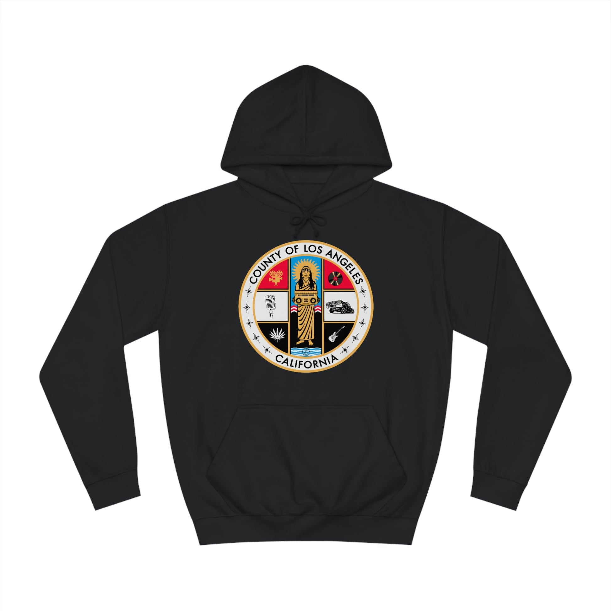LA County premium unisex college hoodie – Los Angeles streetwear sweatshirt